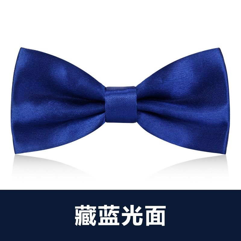 Men Simple British Style Business Dress Bow Tie