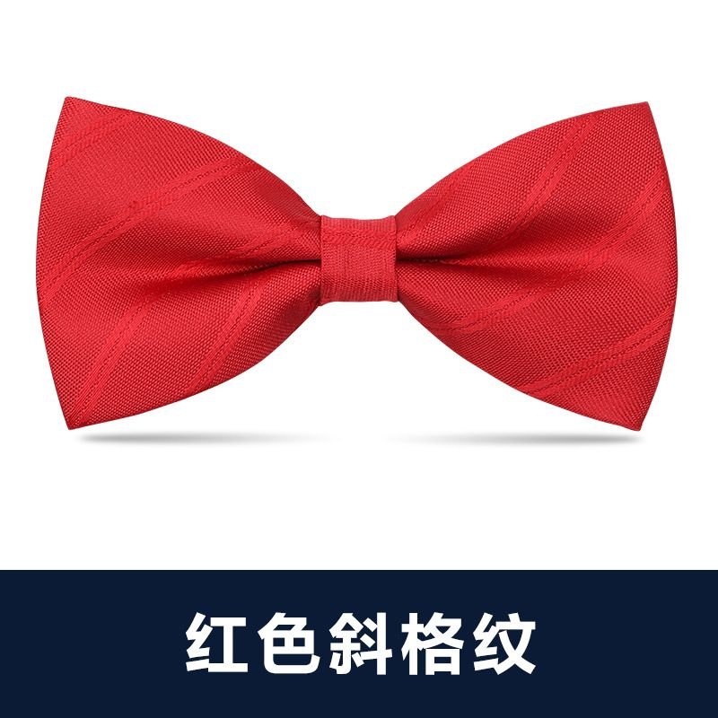 Men Simple British Style Business Dress Bow Tie