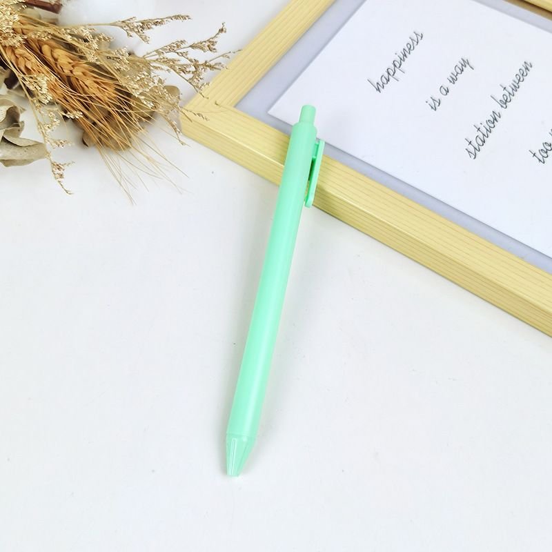 Simple Macaron Color Press Gel Pen Student Stationery