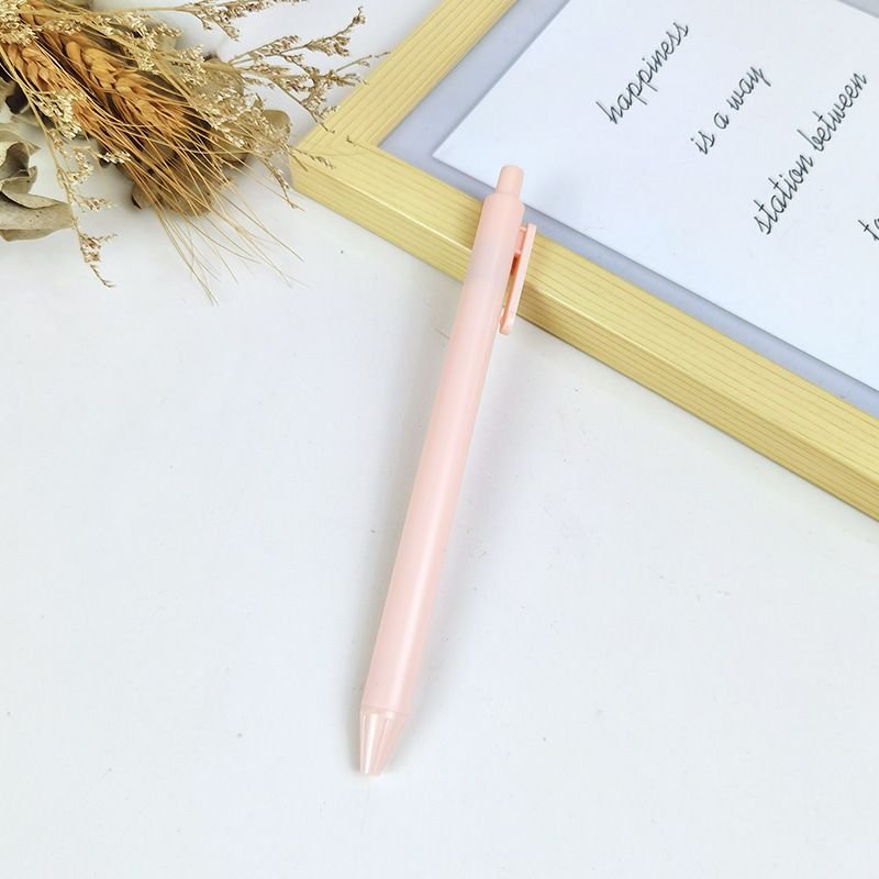 Simple Macaron Color Press Gel Pen Student Stationery