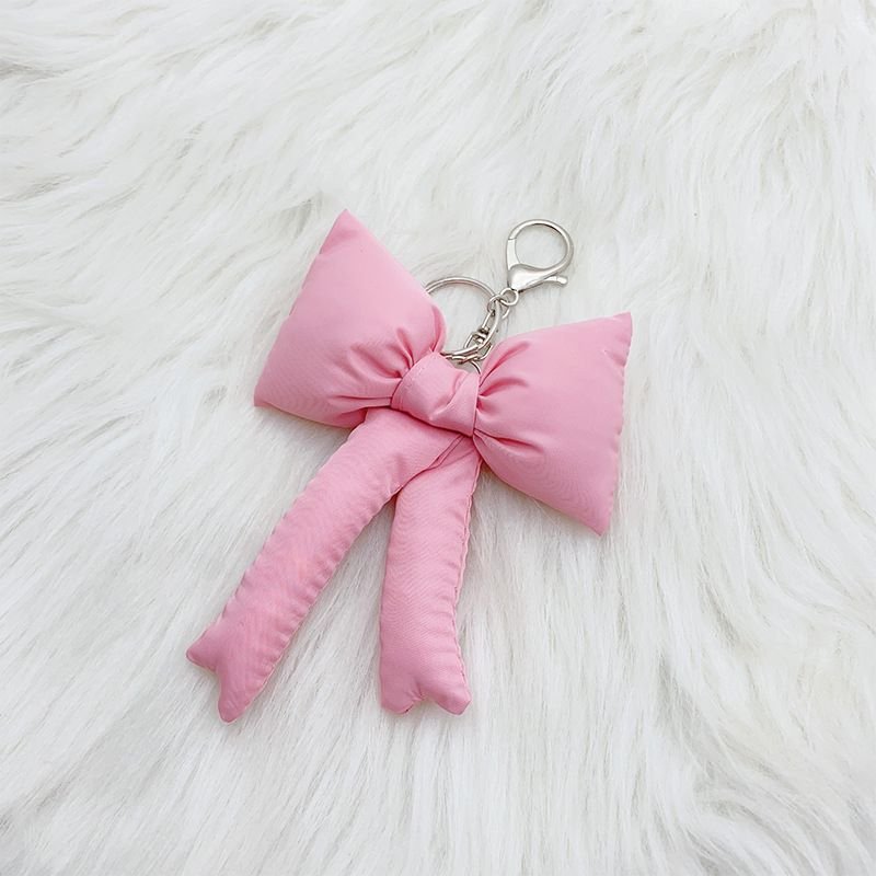 Women Simple Cute Bow Key Chain Pendant