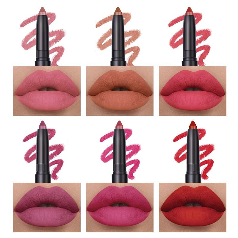 Langmanni Women Natural Long-Lasting Matte Matte Matte Matte Lipstick Set