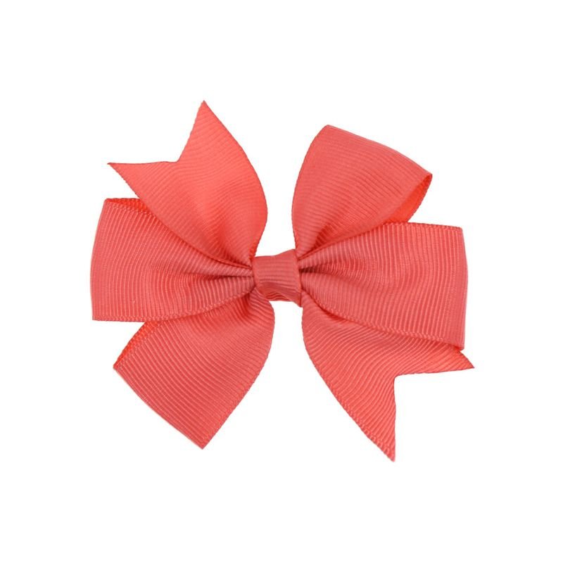 Kids Girls Cute Sweet Solid Color Bow Hair Clip