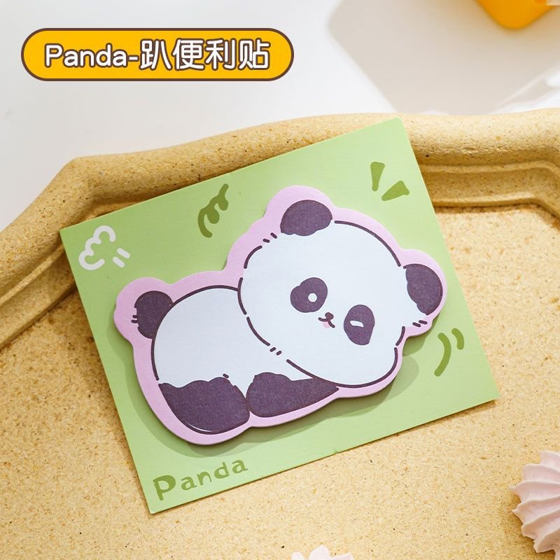 Cartoon Cute Piggy Kitten Notes Post-It Notes