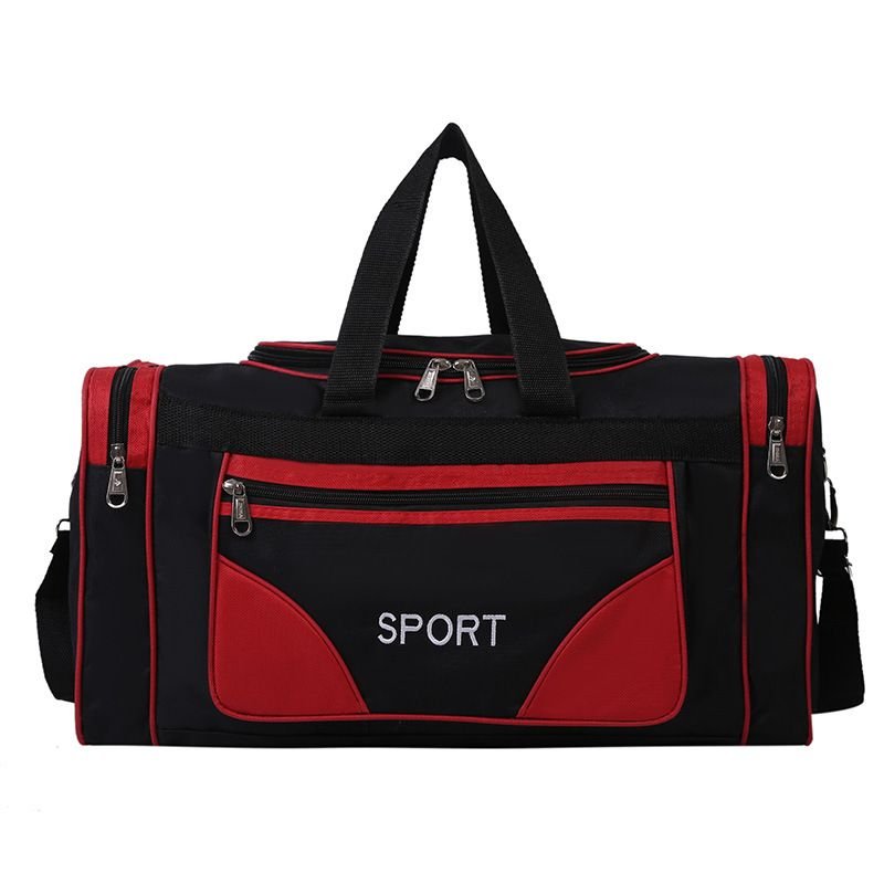 Men Leisure Sports Alphabet Print Oxford Duffle Bag