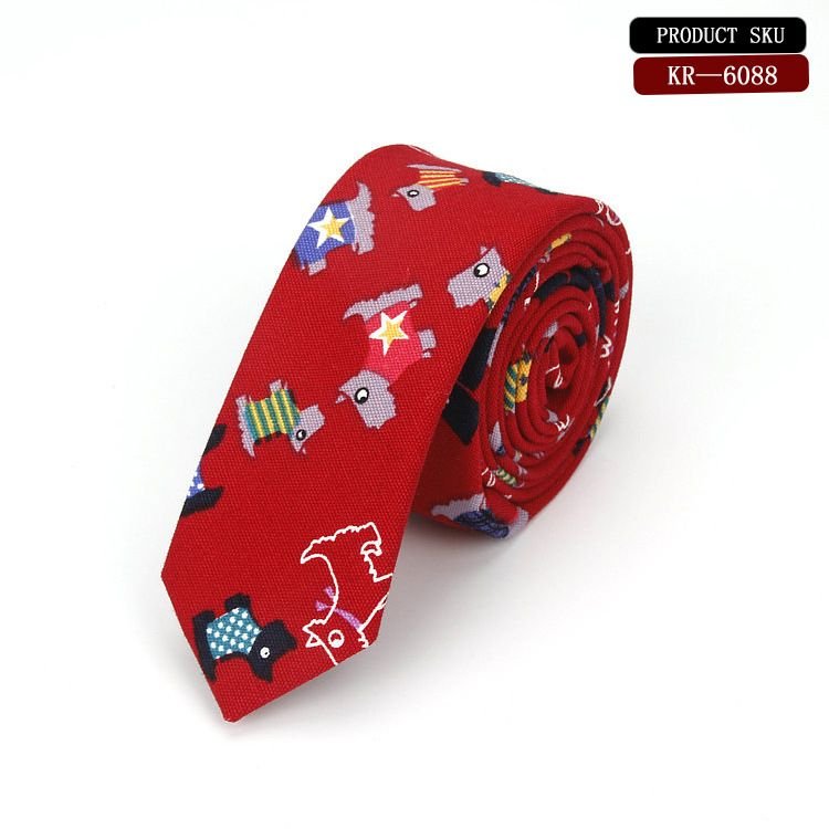 Men Classic Flower And Paisley Printed All-match Tie