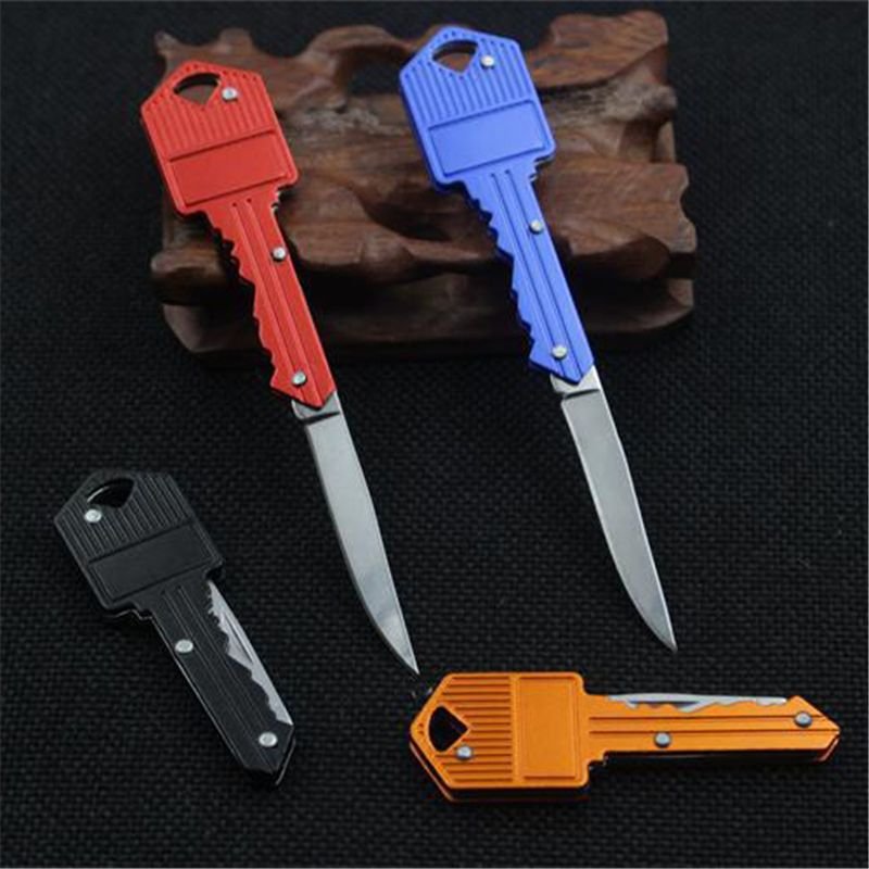 Outdoors Multifunction EDC Key Shape Knife