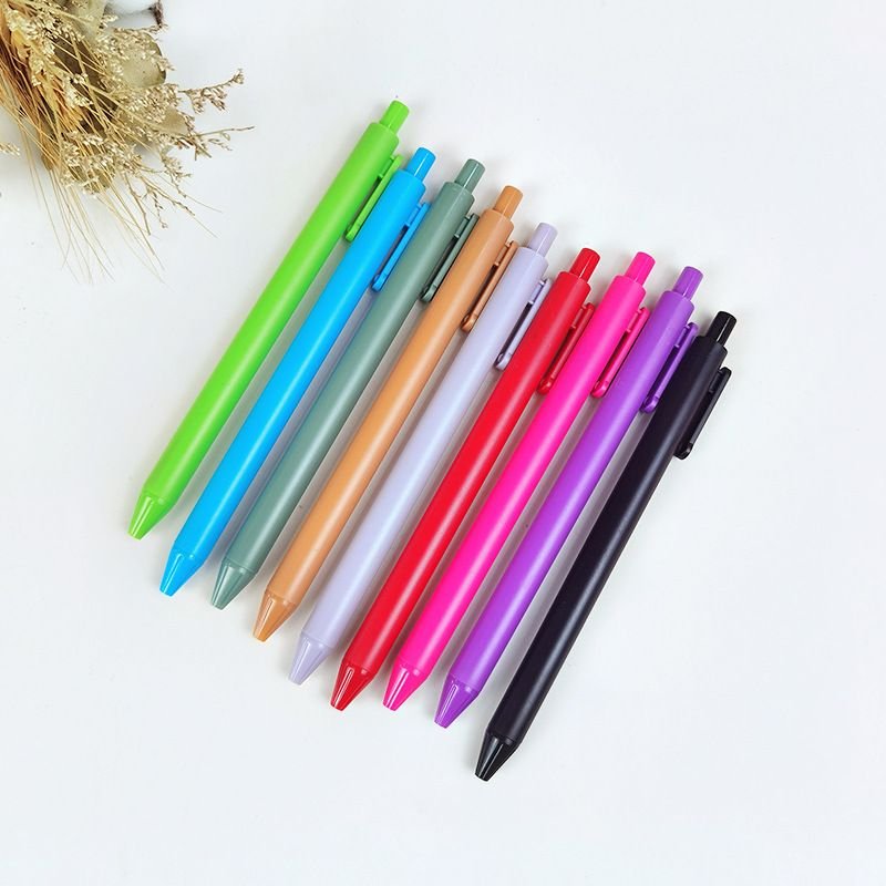 Simple Macaron Color Press Gel Pen Student Stationery