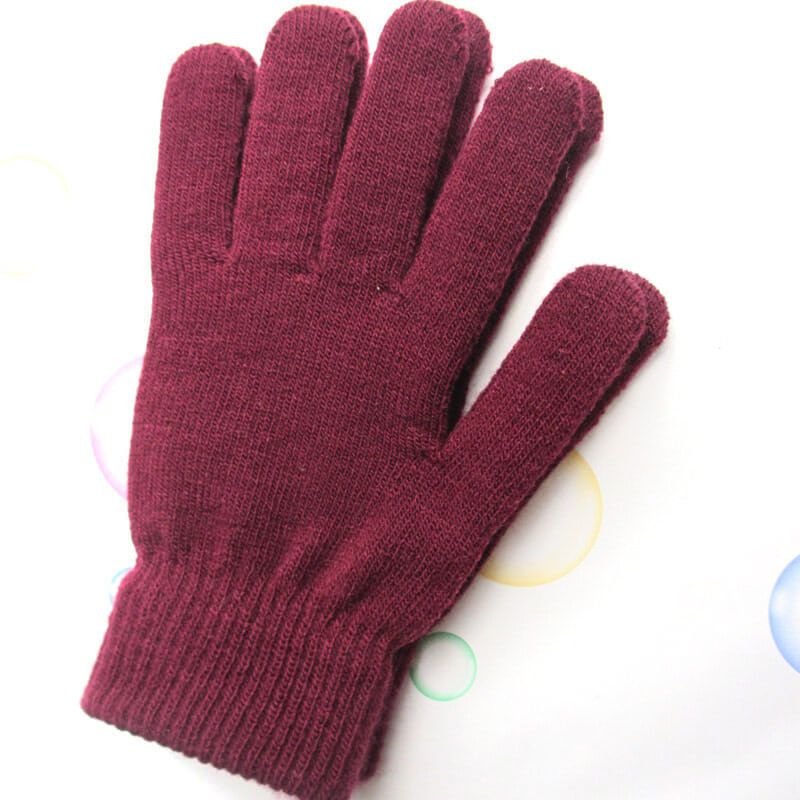 Autumn And Winter Neutral Fashion Cold Warm Knitted Wool Gloves