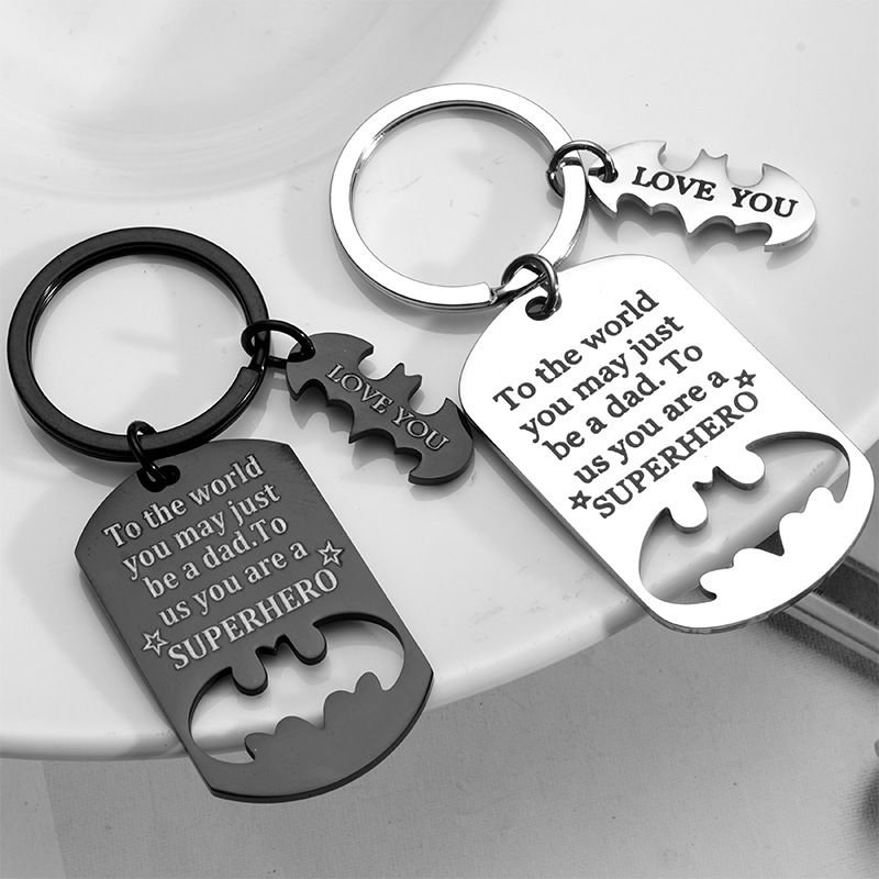 Father'S Day Stainless Steel Keychain