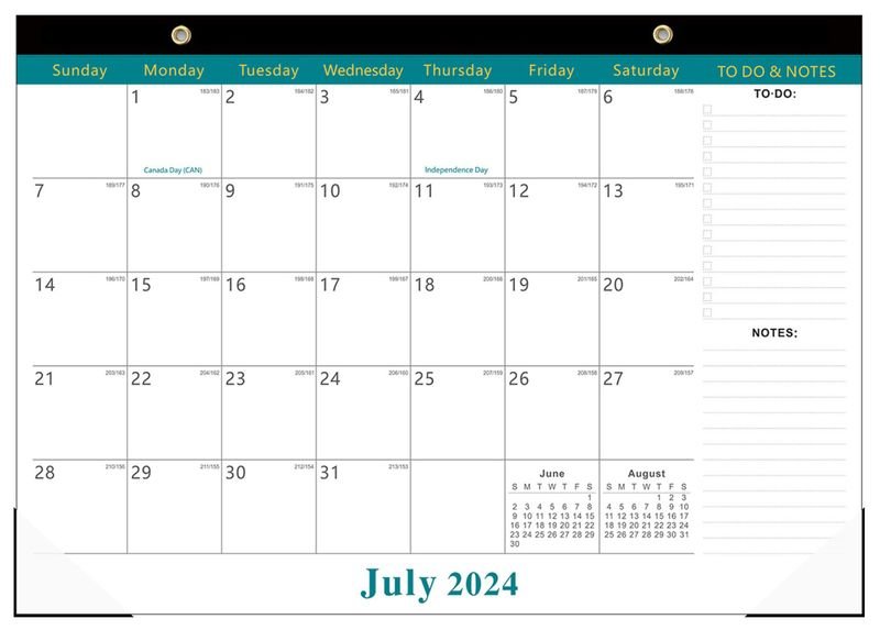 2025 Wall Calendar Transparent Corner Protecting Simple Desktop Planning