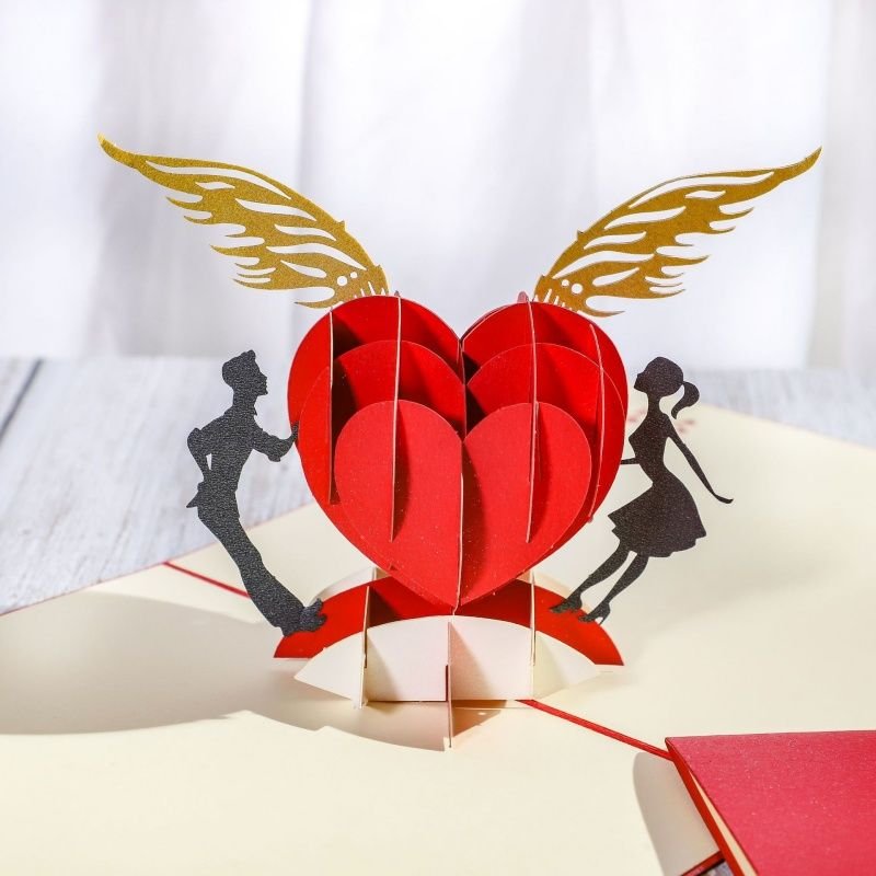 3D Valentine'S Day Greeting Card