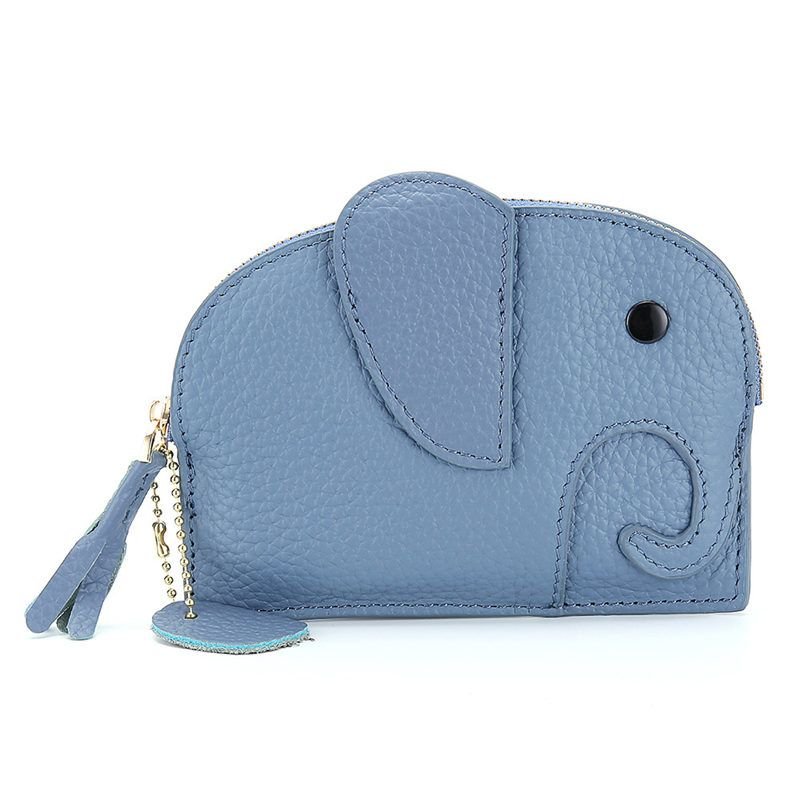 Elephant-shaped Cute Leather Coin Wallet