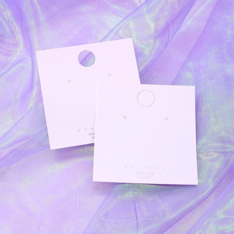 8*8cm Jewelry Packaging Card Earrings Hanging Cardboard