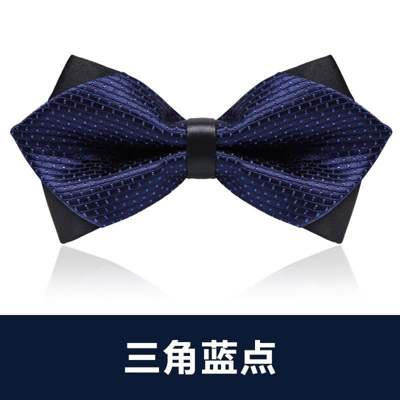 Men Simple British Style Business Dress Bow Tie