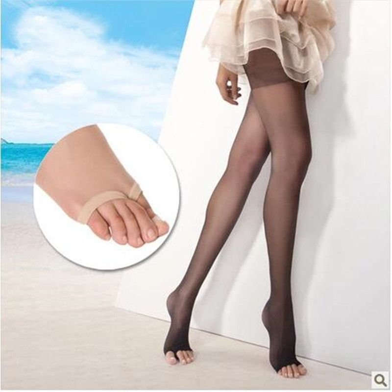 Women Fashion Sexy Core-Spun Silk Butterfly Pantyhose