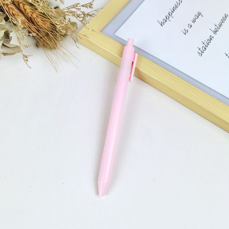 Simple Macaron Color Press Gel Pen Student Stationery