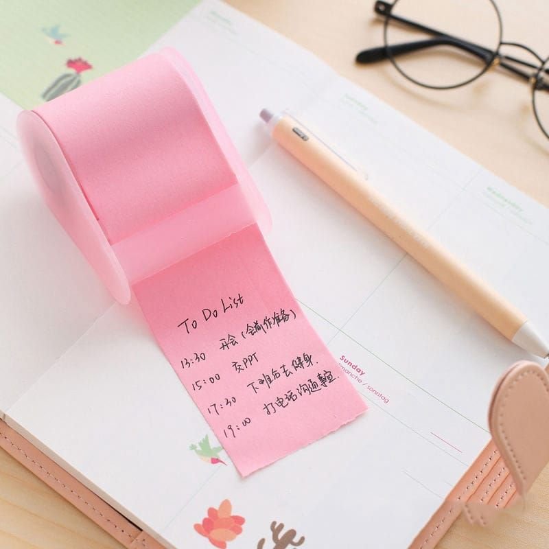 Roll Type Solid Color Sticky Note