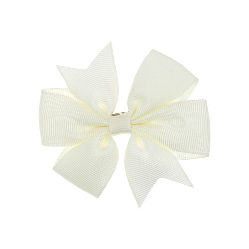 Kids Girls Cute Sweet Solid Color Bow Hair Clip