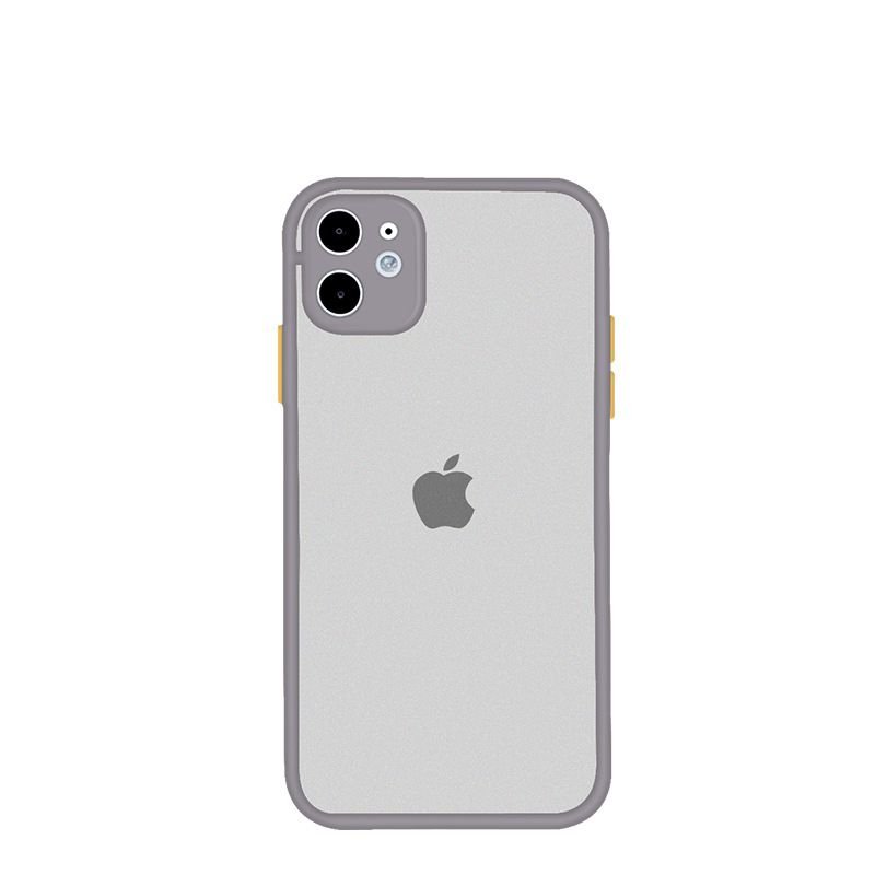 Custom PC+Gel Frosted Claer iPhone Case