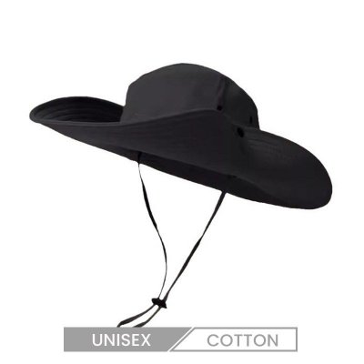 Processing Custom Fashion Outdoor Oversized Eaves Cowboy Bucket Hat