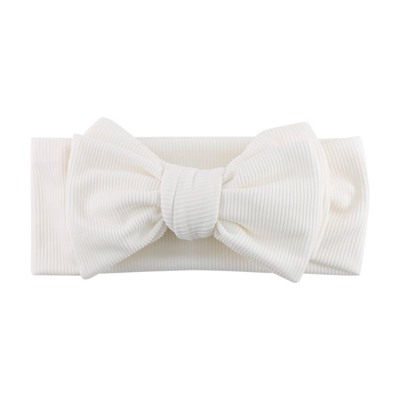 Kids Girls Cute Sweet Solid Color Bow Headwear