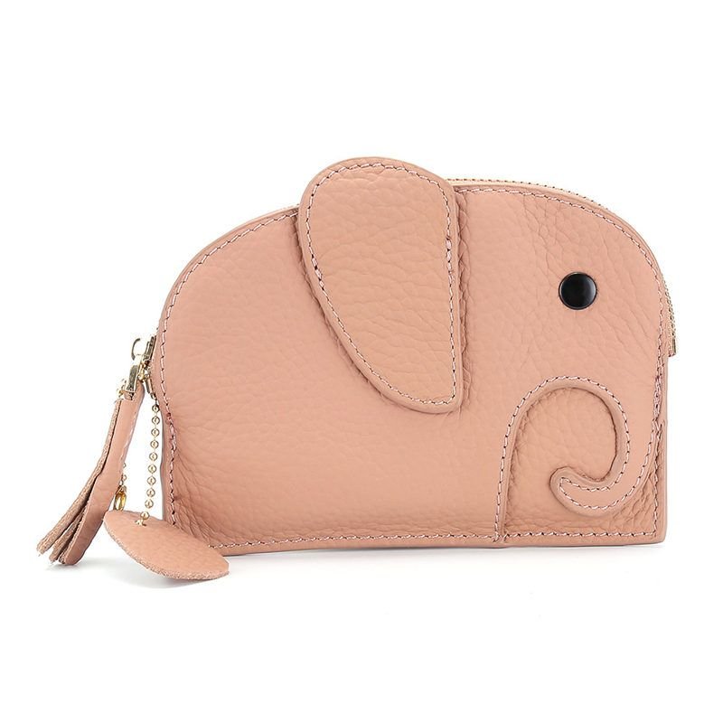 Elephant-shaped Cute Leather Coin Wallet