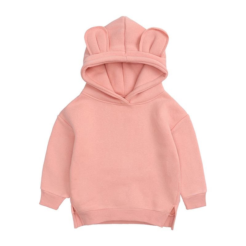 Kids Toddler Baby Infant Girls Boys Fleece Pullovers Hoodies Custom