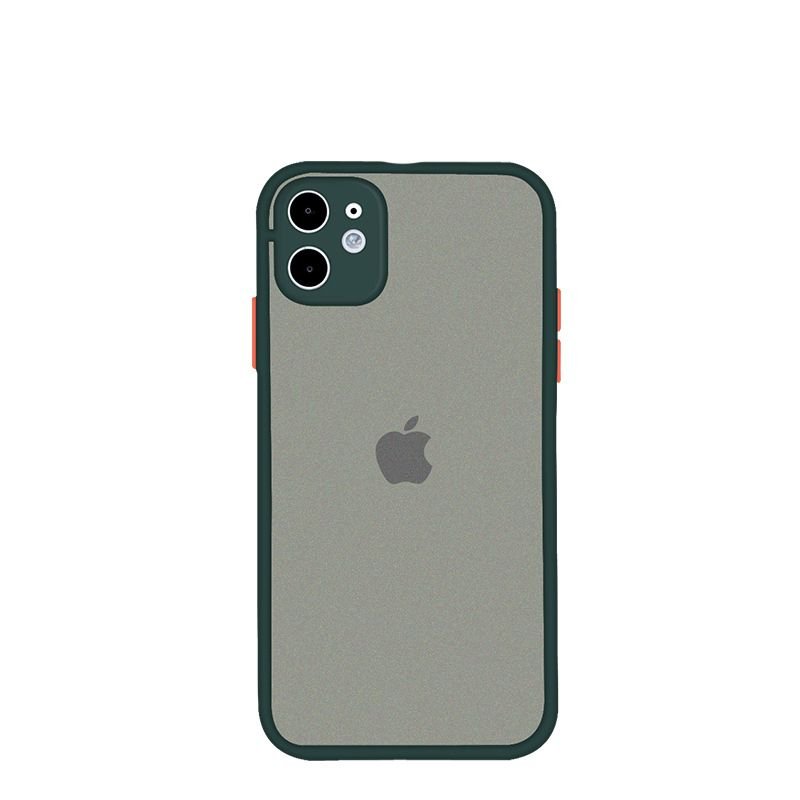 Custom PC+Gel Frosted Claer iPhone Case