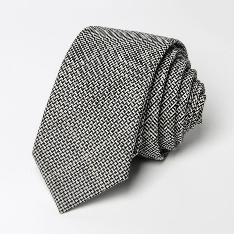 Men Fashion Monochrome Narrow Business Tie