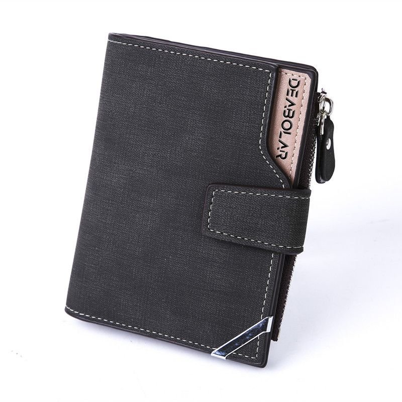 Men'S Medium Casual Retro Canvas Wallet