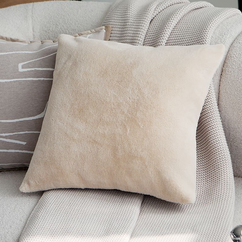 Simple Creative Forest Cream Living Room Sofa Cushion Cover