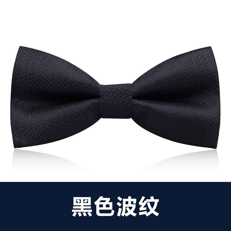 Men Simple British Style Business Dress Bow Tie