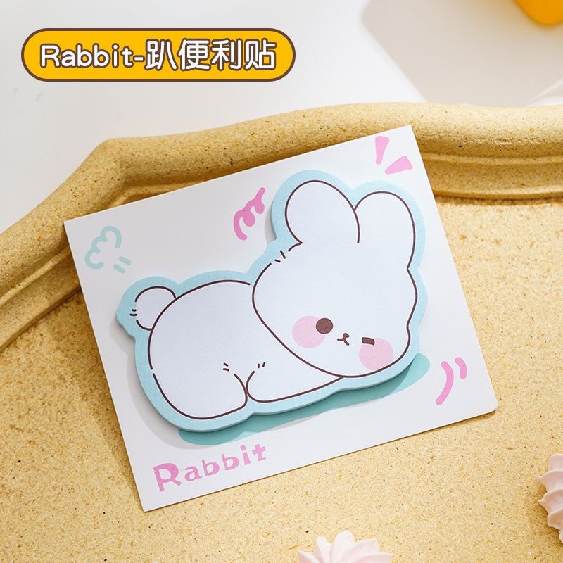 Cartoon Cute Piggy Kitten Notes Post-It Notes