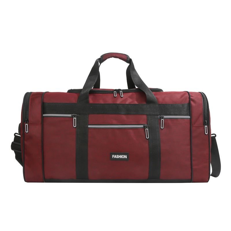 Men Casual Sports Basic Alphabet Foldable Large Capacity Oxford Duffle Bag