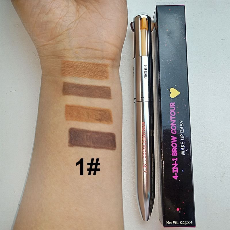 OEM Women Simple 4 In 1 Four Color Eyebrow Pencil