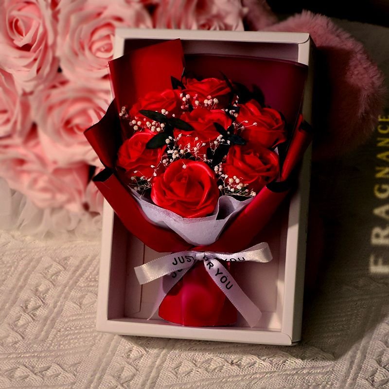 Soap Flower Valentine'S Day Bouquet Creative Gift