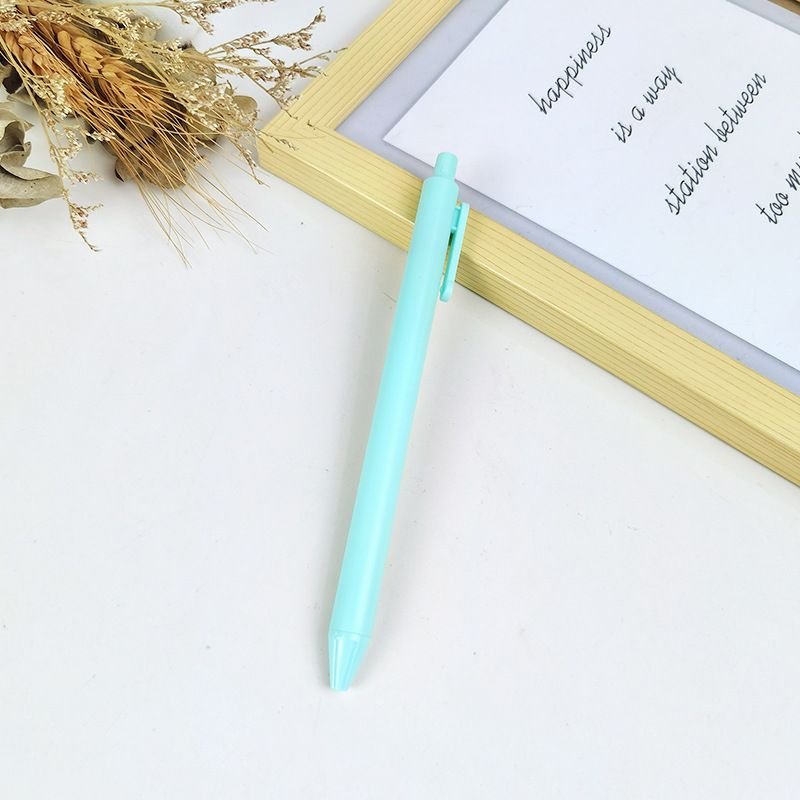 Simple Macaron Color Press Gel Pen Student Stationery