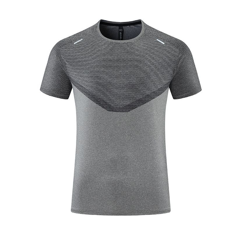 Men Casual Sports Basic Tight Quick Dry Short Sleeve Training T-Shirt