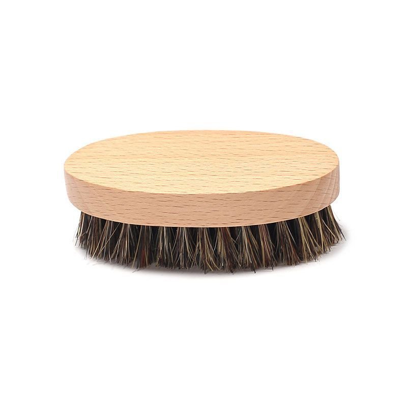 Professional Oval Shape Men Use Personal Care Moustache Brush