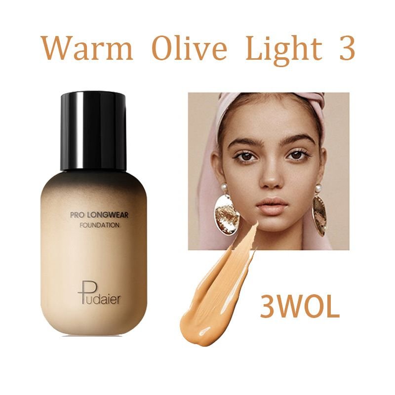 Pudaier Milk Bottle Concealer Contour Moisturizing Foundation