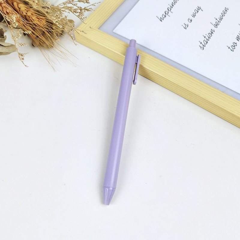 Simple Macaron Color Press Gel Pen Student Stationery