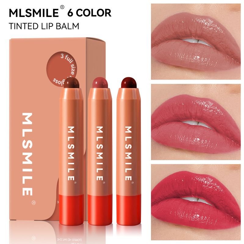 MLSMILE Women Simple Non-Stick Cup Moisturizing Lip Glaze Set