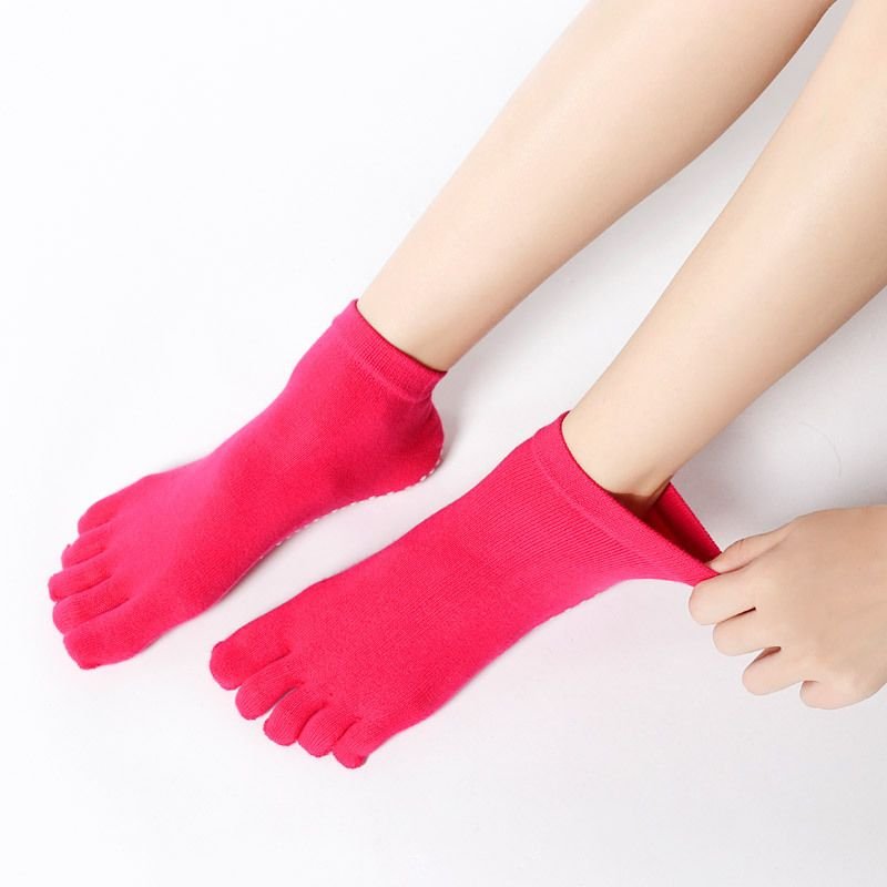 Yoga Fitness Non-Slip Dispensing Five-Finger Socks All-Inclusive