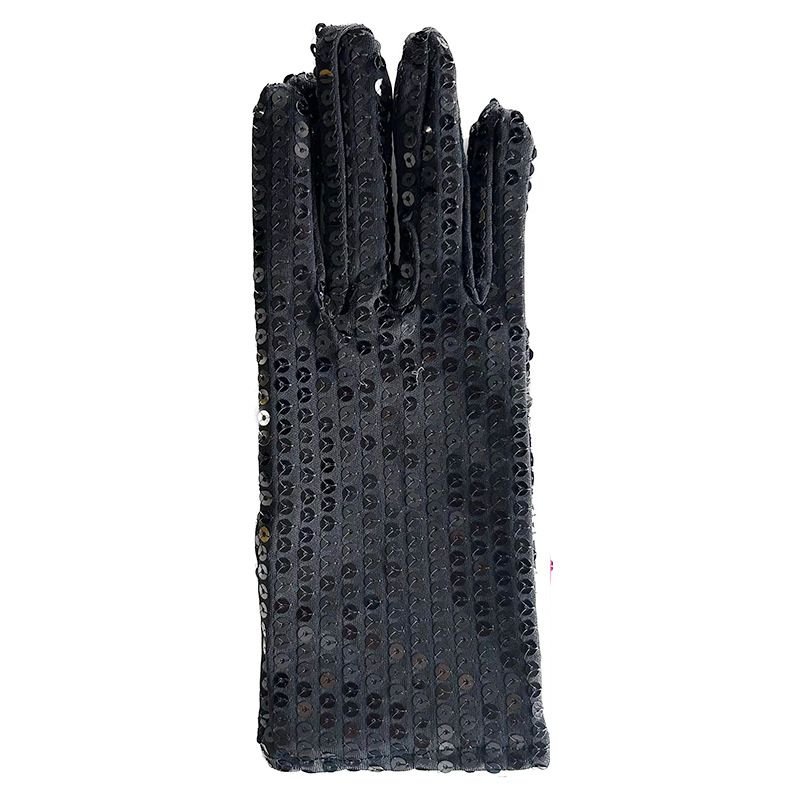 Women Fashion Stage Performance Sequin Gloves