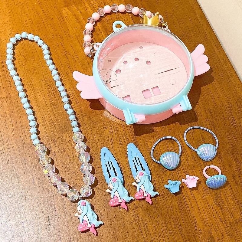 Kids Girls Cute Sweet Party Cartoon Jewelry Set