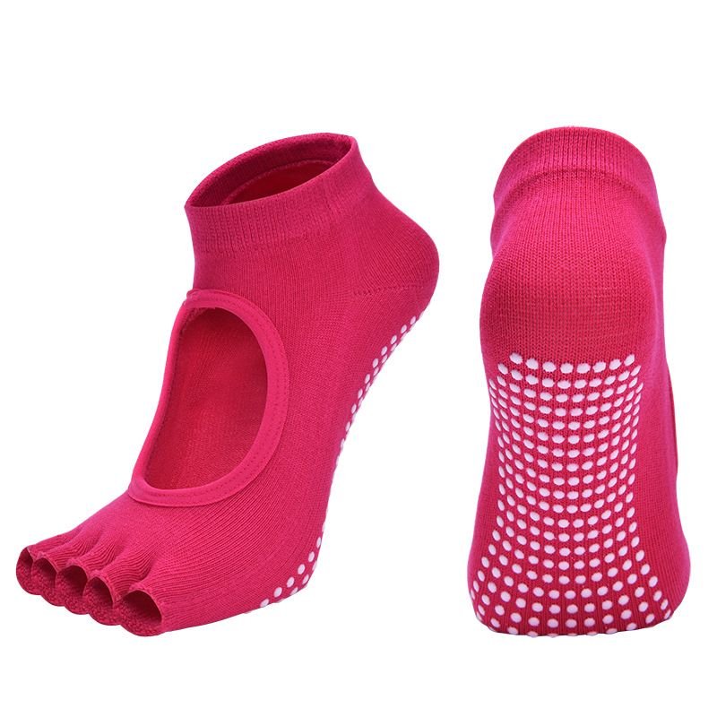 Yoga Fitness Half-Finger Non-Slip Five-Finger Yoga Socks