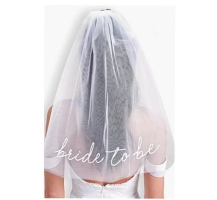 Bride To Be Veil Wedding Party Bridesmaid Veil Bachelorette Veil