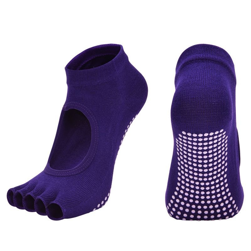 Yoga Fitness Half-Finger Non-Slip Five-Finger Yoga Socks