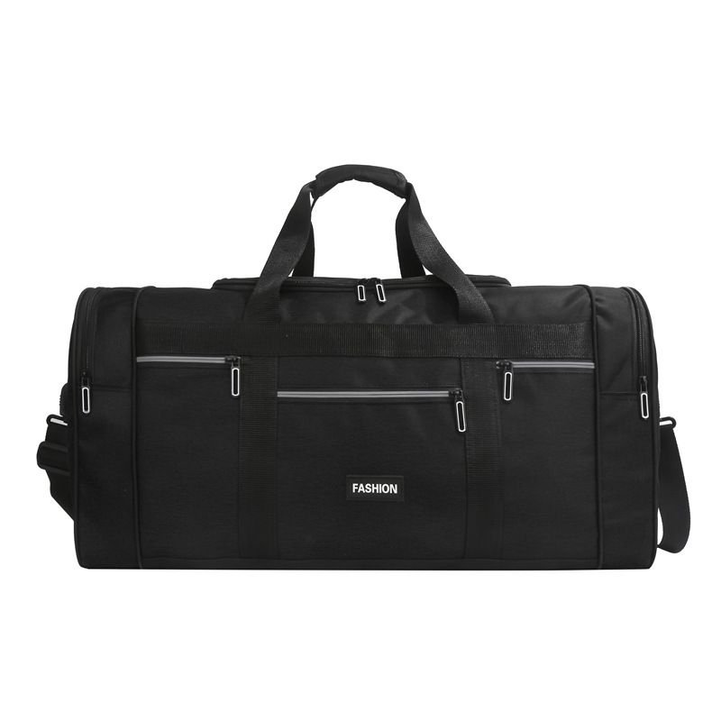 Men Casual Sports Basic Alphabet Foldable Large Capacity Oxford Duffle Bag